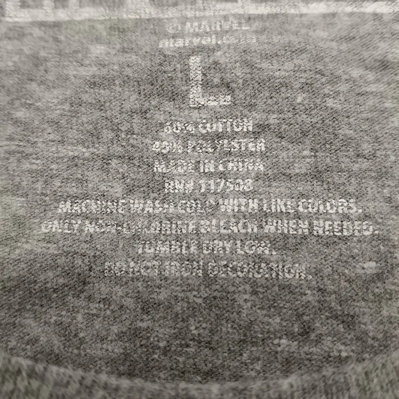 Marvel men's short sleeve X-Men t-shirt large gray graphic - Picture 11 of 12